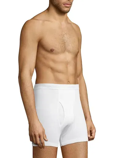 Saks Fifth Avenue Men's COLLECTION 3-Pack Boxer Briefs - White | Thumbnail 3 Saks Fifth Avenue Men's COLLECTION 3-Pack Boxer Briefs - White | Thumbnail 3