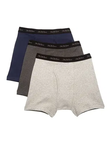 Saks Fifth Avenue Men's COLLECTION 3-Pack Boxer Briefs - Navy Grey Heather Light Grey Heather - Size Small | Thumbnail 1 Saks Fifth Avenue Men's COLLECTION 3-Pack Boxer Briefs - Navy Grey Heather Light Grey Heather - Size Small | Thumbnail 1