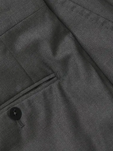 Isaia Men's Sanita Wool Dress Pants - Dark Grey - Size 34 | Thumbnail 6 Isaia Men's Sanita Wool Dress Pants - Dark Grey - Size 34 | Thumbnail 6