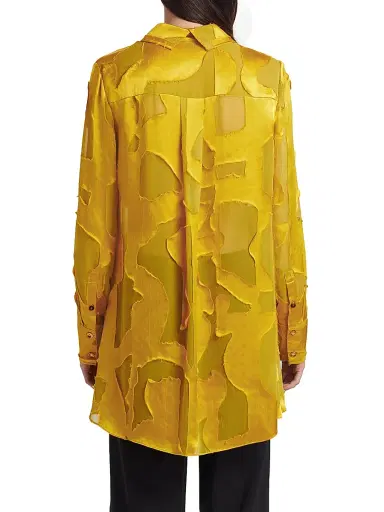Jason Wu Collection Women's Fil Coupé Button-Front Shirt | Thumbnail 5 Jason Wu Collection Women's Fil Coupé Button-Front Shirt | Thumbnail 5