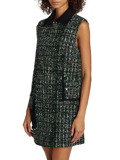Jason Wu Collection Women's Collared Tweed Minidress | Thumbnail 4 Jason Wu Collection Women's Collared Tweed Minidress | Thumbnail 4