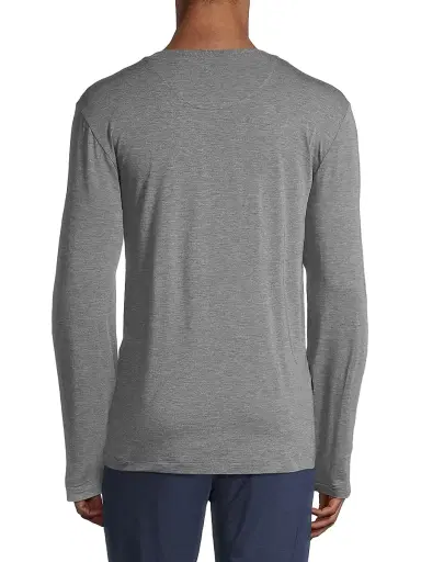 Hanro Men's Casuals Long-Sleeve V-Neck T-Shirt | Thumbnail 4 Hanro Men's Casuals Long-Sleeve V-Neck T-Shirt | Thumbnail 4
