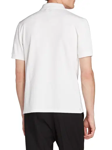 AMI Paris Men's Ami De Coeur Polo Shirt - Blanc | Thumbnail 5 AMI Paris Men's Ami De Coeur Polo Shirt - Blanc | Thumbnail 5