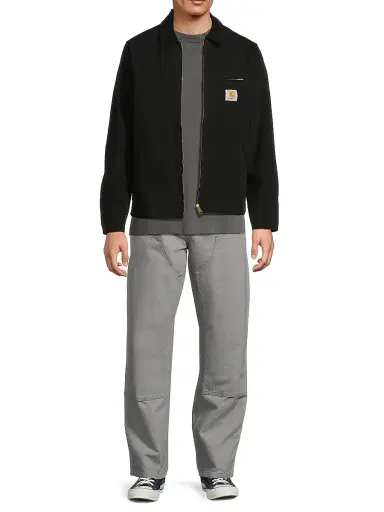Carhartt WIP Men's OG Detroit Cotton Jacket - Black - Size XXL | Thumbnail 2 Carhartt WIP Men's OG Detroit Cotton Jacket - Black - Size XXL | Thumbnail 2