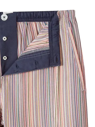 Paul Smith Men's Striped Cotton Pajamas | Thumbnail 4 Paul Smith Men's Striped Cotton Pajamas | Thumbnail 4