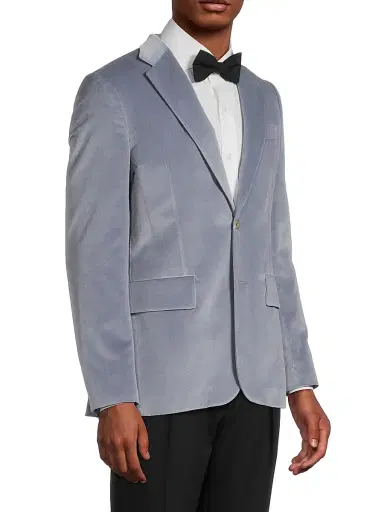 Paul Smith Men's Tailored Fit Two-Button Jacket - Light Blue - Size 38 | Thumbnail 4 Paul Smith Men's Tailored Fit Two-Button Jacket - Light Blue - Size 38 | Thumbnail 4