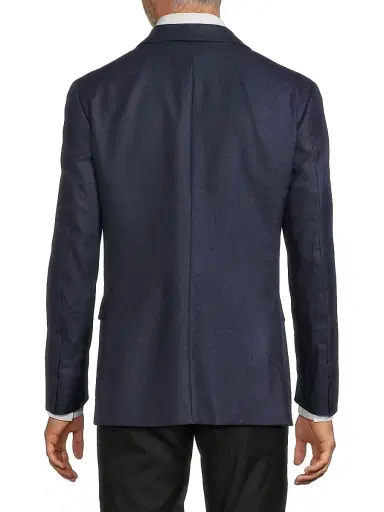 Canali Men's Solid Silk-Cashmere Sport Coat - Dark Blue - Size 42 | Thumbnail 5 Canali Men's Solid Silk-Cashmere Sport Coat - Dark Blue - Size 42 | Thumbnail 5