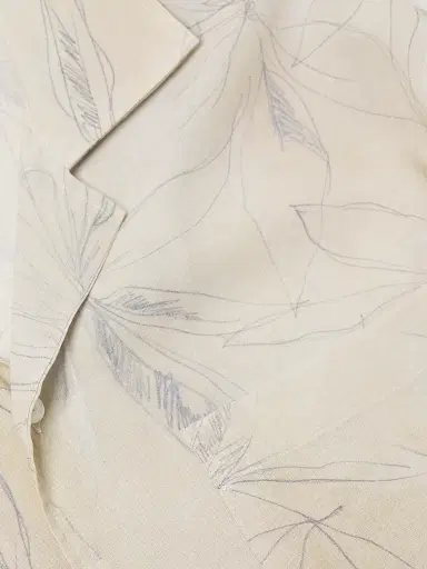 Canali Men's Leaf-Print Button-Front Shirt - Tan | Thumbnail 6 Canali Men's Leaf-Print Button-Front Shirt - Tan | Thumbnail 6