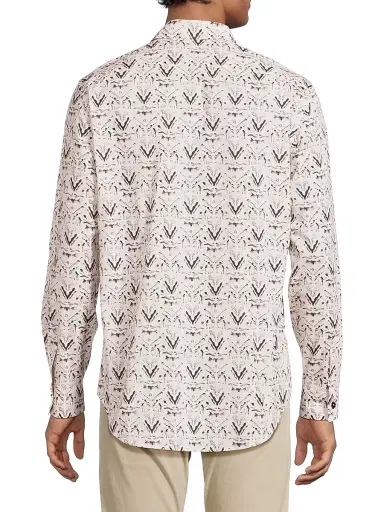 Paul Smith Men's Printed Regular Fit Shirt | Thumbnail 5 Paul Smith Men's Printed Regular Fit Shirt | Thumbnail 5