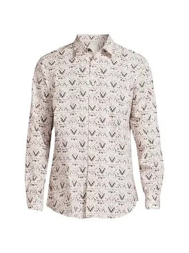 Paul Smith Men's Printed Regular Fit Shirt | Thumbnail 1 Paul Smith Men's Printed Regular Fit Shirt | Thumbnail 1