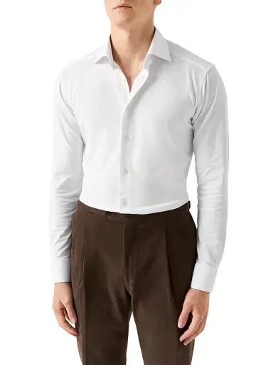 Eton Men's Slim-Fit Solid 4Flex Shirt | Thumbnail 2 Eton Men's Slim-Fit Solid 4Flex Shirt | Thumbnail 2