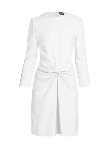 Giorgio Armani Women's Gathered Jersey Minidress | Thumbnail 1 Giorgio Armani Women's Gathered Jersey Minidress | Thumbnail 1