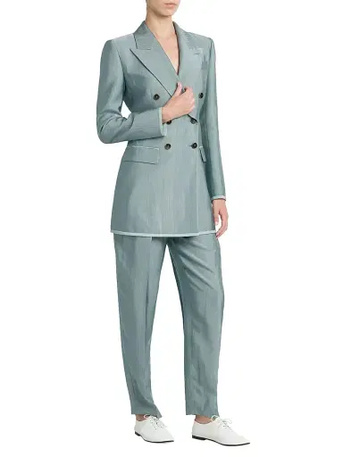 Giorgio Armani Women's Double-Breasted Jacket | Thumbnail 2 Giorgio Armani Women's Double-Breasted Jacket | Thumbnail 2