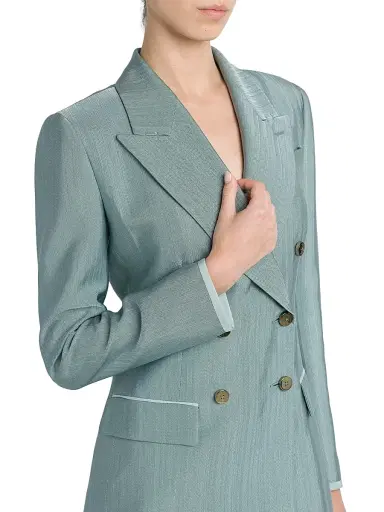 Giorgio Armani Women's Double-Breasted Jacket | Thumbnail 6 Giorgio Armani Women's Double-Breasted Jacket | Thumbnail 6