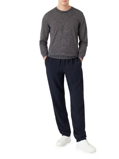 Giorgio Armani Men's Striped Crewneck Cashmere Jumper | Thumbnail 2 Giorgio Armani Men's Striped Crewneck Cashmere Jumper | Thumbnail 2