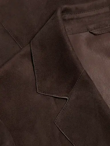 Giorgio Armani Men's Tailored Suede Jacket - Brown - Size 36 | Thumbnail 7 Giorgio Armani Men's Tailored Suede Jacket - Brown - Size 36 | Thumbnail 7