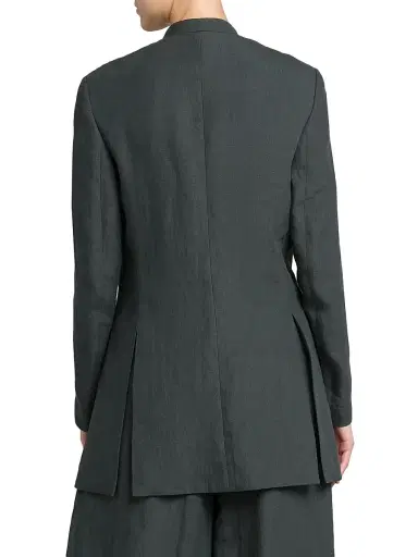 Giorgio Armani Women's Compact Linen Blazer | Thumbnail 5 Giorgio Armani Women's Compact Linen Blazer | Thumbnail 5