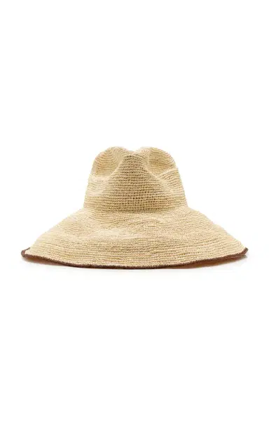 Janessa Leone Waverly Wide Brim Raffia Fedora Hat | Thumbnail 7 Janessa Leone Waverly Wide Brim Raffia Fedora Hat | Thumbnail 7