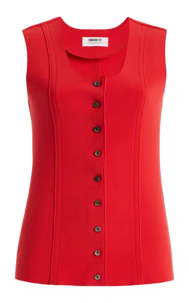 BIRROT Eclusive Lay3 Fitted Crepe Vest | Thumbnail 1 BIRROT Eclusive Lay3 Fitted Crepe Vest | Thumbnail 1