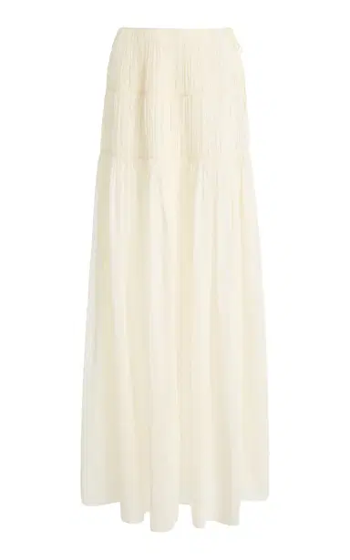 Moré Noir Dani Cotton-Silk Voile Maxi Skirt | Thumbnail 8 Moré Noir Dani Cotton-Silk Voile Maxi Skirt | Thumbnail 8