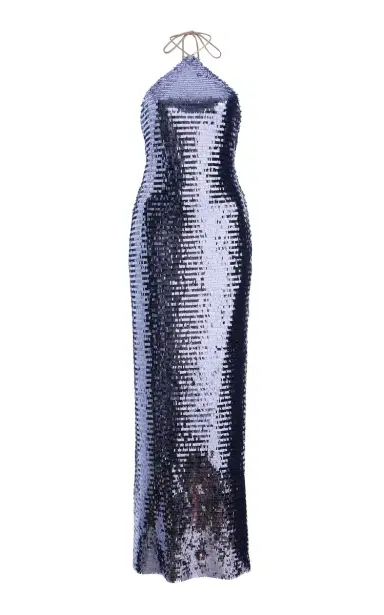 SEV Sequined Maxi Halter Dress | Thumbnail 2 SEV Sequined Maxi Halter Dress | Thumbnail 2
