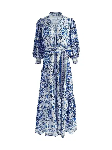Alice + Olivia Women's Cora Tiered Shirtdress - Solstice - Size XL | Thumbnail 1 Alice + Olivia Women's Cora Tiered Shirtdress - Solstice - Size XL | Thumbnail 1