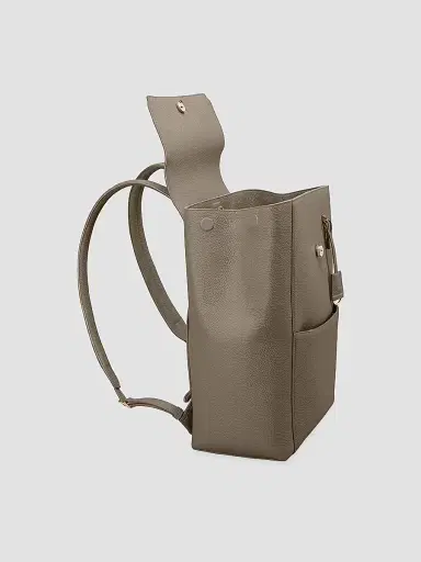 MAISON de SABRÉ Women's Large Leather Soft Backpack - Cashmere Clay | Thumbnail 3 MAISON de SABRÉ Women's Large Leather Soft Backpack - Cashmere Clay | Thumbnail 3