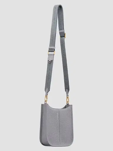 MAISON de SABRÉ Women's Mini Leather Saddle Bag - Dove Grey | Thumbnail 4 MAISON de SABRÉ Women's Mini Leather Saddle Bag - Dove Grey | Thumbnail 4