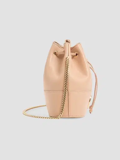 Valentino Garavani Women's Mini VLogo Signature Bucket Bag in Nappa Leather | Thumbnail 4 Valentino Garavani Women's Mini VLogo Signature Bucket Bag in Nappa Leather | Thumbnail 4
