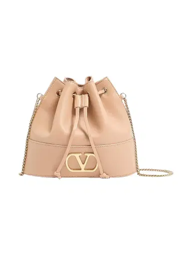 Valentino Garavani Women's Mini VLogo Signature Bucket Bag in Nappa Leather | Thumbnail 1 Valentino Garavani Women's Mini VLogo Signature Bucket Bag in Nappa Leather | Thumbnail 1
