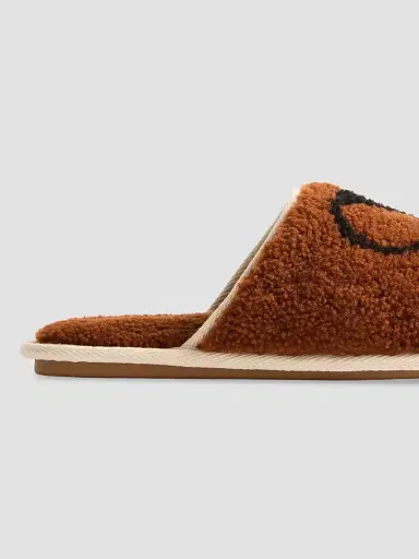 Valentino Garavani Men's Ta Chambre Wool Slides - Tobacco | Thumbnail 6 Valentino Garavani Men's Ta Chambre Wool Slides - Tobacco | Thumbnail 6