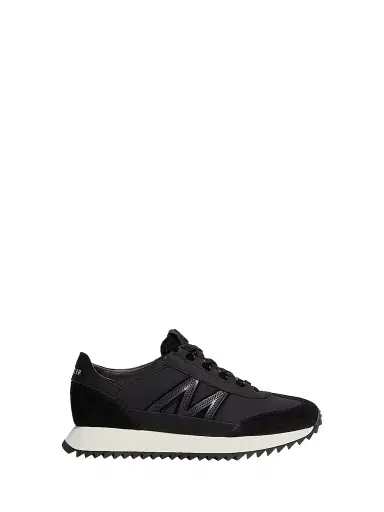 Moncler Women's Sneakers in Suede and Nubuck - Black - Size 11 | Thumbnail 1 Moncler Women's Sneakers in Suede and Nubuck - Black - Size 11 | Thumbnail 1