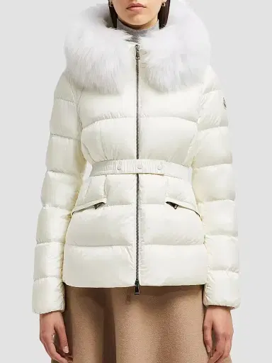 Moncler Women's Boed Puffer Jacket - White | Thumbnail 2 Moncler Women's Boed Puffer Jacket - White | Thumbnail 2