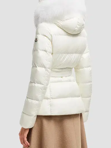 Moncler Women's Boed Puffer Jacket - White | Thumbnail 3 Moncler Women's Boed Puffer Jacket - White | Thumbnail 3