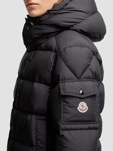 Moncler Women's Maya Puffer Jacket - Black | Thumbnail 4 Moncler Women's Maya Puffer Jacket - Black | Thumbnail 4