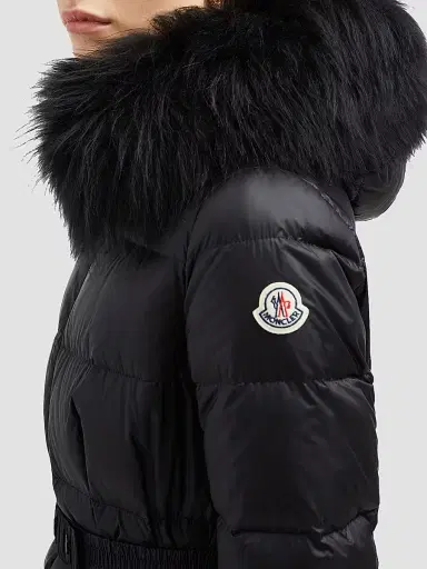 Moncler Women's Boedic Puffer Jacket - Black | Thumbnail 4 Moncler Women's Boedic Puffer Jacket - Black | Thumbnail 4