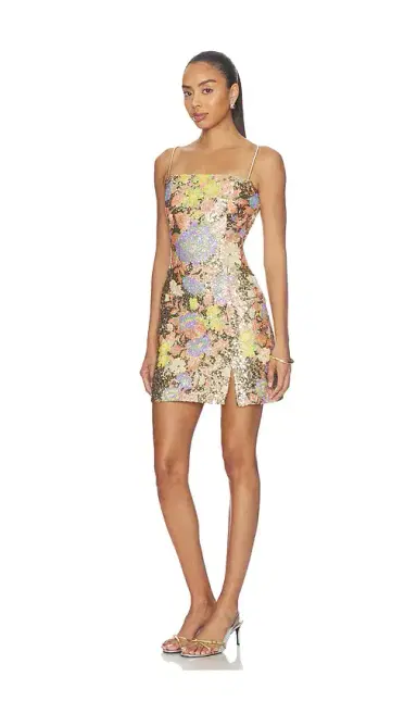 Nadine Merabi Leila Floral Dress | Thumbnail 3 Nadine Merabi Leila Floral Dress | Thumbnail 3