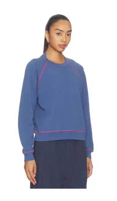 DONNI. The Eco-terry Contrast Stitch Sweatshirt | Thumbnail 2 DONNI. The Eco-terry Contrast Stitch Sweatshirt | Thumbnail 2