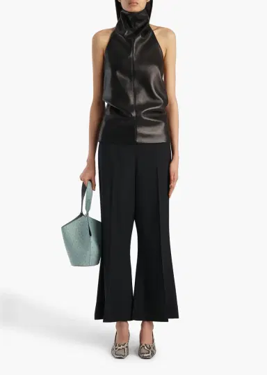 Khaite Walter Pant In Black Wool | Thumbnail 2 Khaite Walter Pant In Black Wool | Thumbnail 2