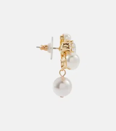 Jennifer Behr Bristol crystal-embellished faux pearls gold-plated stud earrings | Thumbnail 5 Jennifer Behr Bristol crystal-embellished faux pearls gold-plated stud earrings | Thumbnail 5