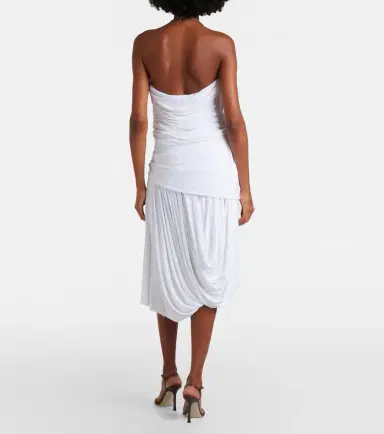 Christopher Esber Chime asymmetric draped jersey midi dress | Thumbnail 6 Christopher Esber Chime asymmetric draped jersey midi dress | Thumbnail 6