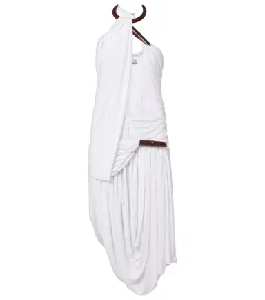 Christopher Esber Chime asymmetric draped jersey midi dress | Thumbnail 1 Christopher Esber Chime asymmetric draped jersey midi dress | Thumbnail 1