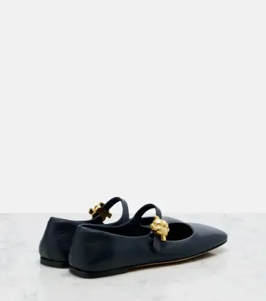 Bottega Veneta Lucy embellished leather Mary Jane flats | Thumbnail 3 Bottega Veneta Lucy embellished leather Mary Jane flats | Thumbnail 3