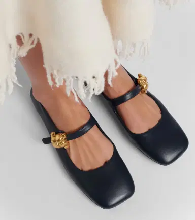 Bottega Veneta Lucy embellished leather Mary Jane flats | Thumbnail 6 Bottega Veneta Lucy embellished leather Mary Jane flats | Thumbnail 6