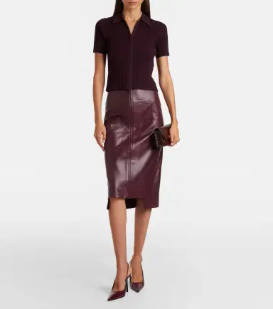 Victoria Beckham Ribbed-knit zip-up top | Thumbnail 3 Victoria Beckham Ribbed-knit zip-up top | Thumbnail 3
