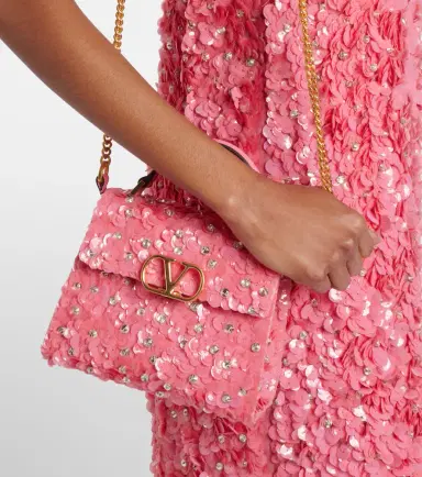 Valentino Garavani VSling Mini sequined top-handle bag | Thumbnail 5 Valentino Garavani VSling Mini sequined top-handle bag | Thumbnail 5