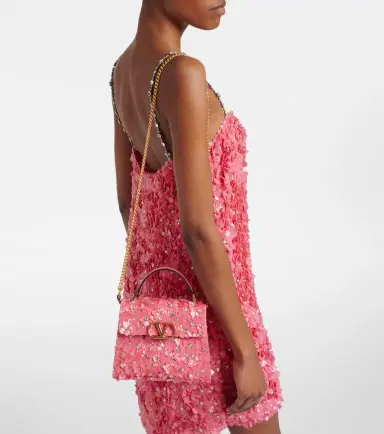 Valentino Garavani VSling Mini sequined top-handle bag | Thumbnail 6 Valentino Garavani VSling Mini sequined top-handle bag | Thumbnail 6