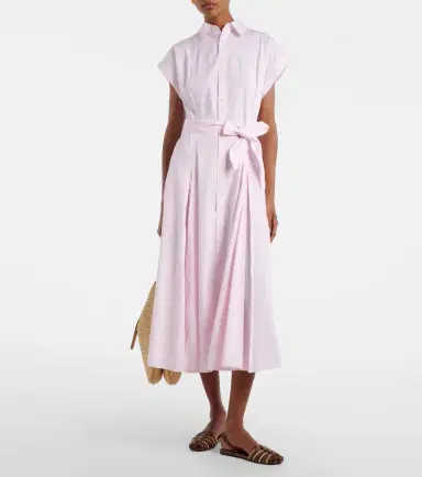 Polo Ralph Lauren Cotton poplin shirt dress | Thumbnail 4 Polo Ralph Lauren Cotton poplin shirt dress | Thumbnail 4