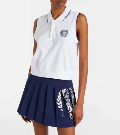 Polo Ralph Lauren x Wimbledon cotton-blend piqué top | Thumbnail 4 Polo Ralph Lauren x Wimbledon cotton-blend piqué top | Thumbnail 4
