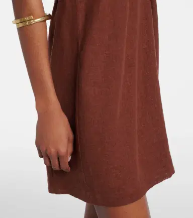 ViX Paula Hermanny Astera halterneck linen-blend minidress | Thumbnail 3 ViX Paula Hermanny Astera halterneck linen-blend minidress | Thumbnail 3